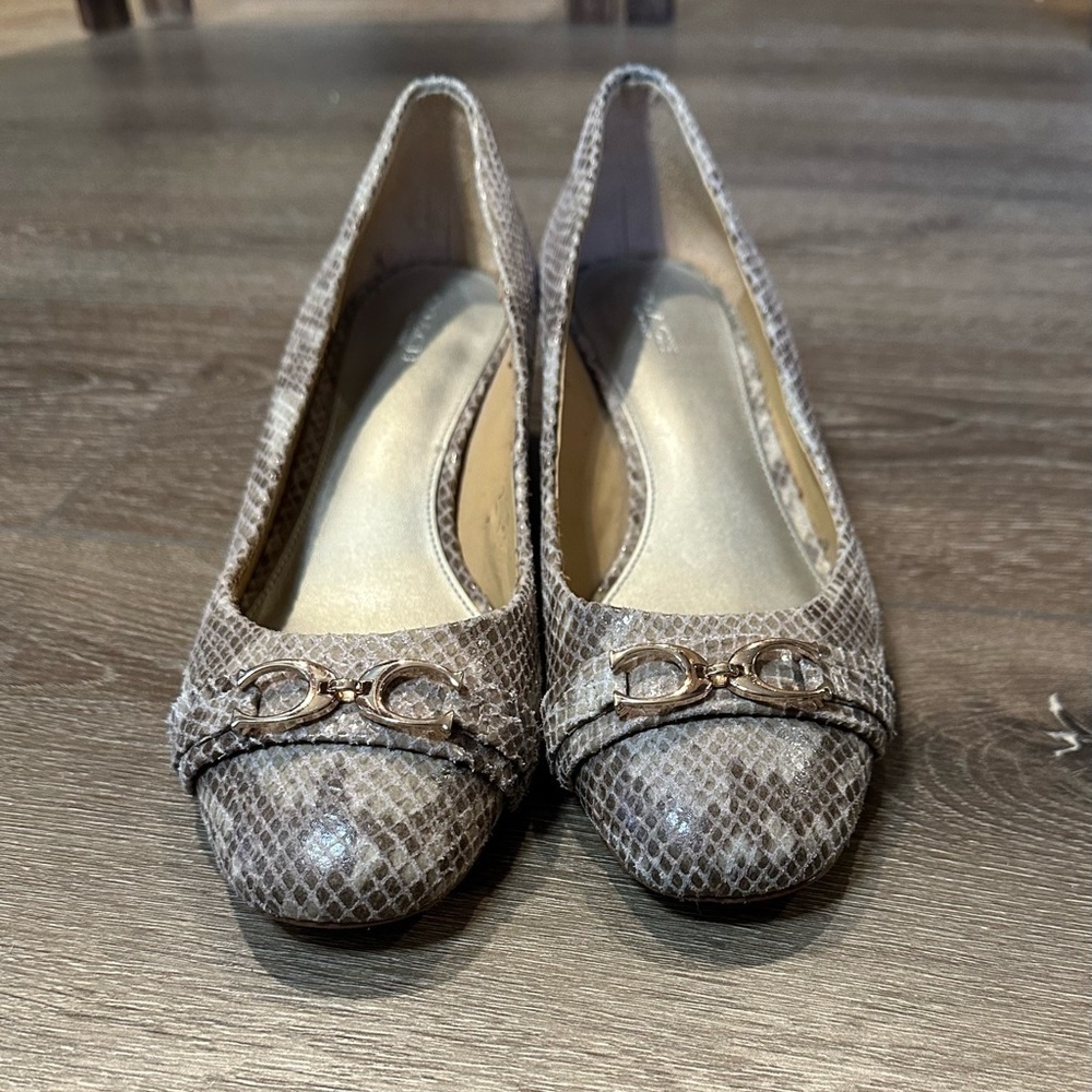 Coach Snakeskin Pumps